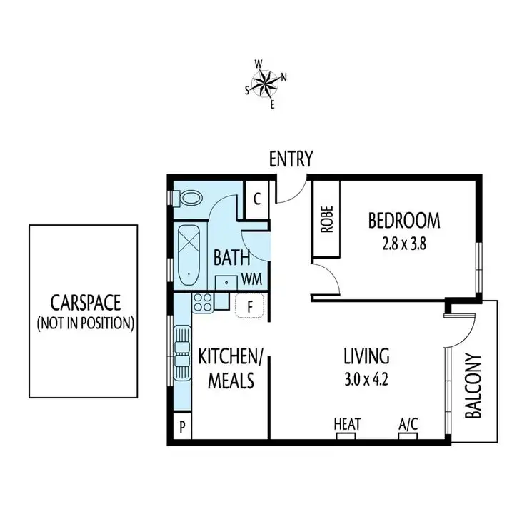 Floorplan of Homely apartment listing, 9/43 Grandview Grove, Prahran VIC 3181