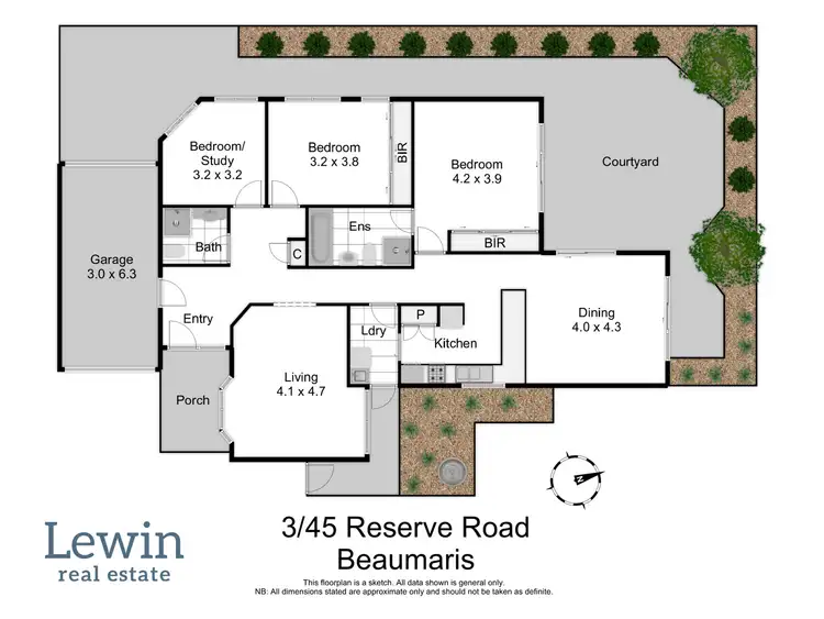Floorplan of Homely house listing, 3/45 Reserve Road, Beaumaris VIC 3193