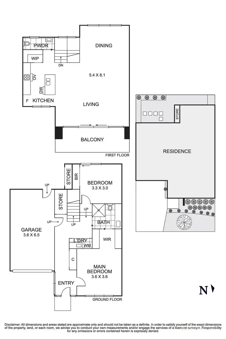 Floorplan of Homely townhouse listing, 2/5 Glendale Avenue, Templestowe VIC 3106