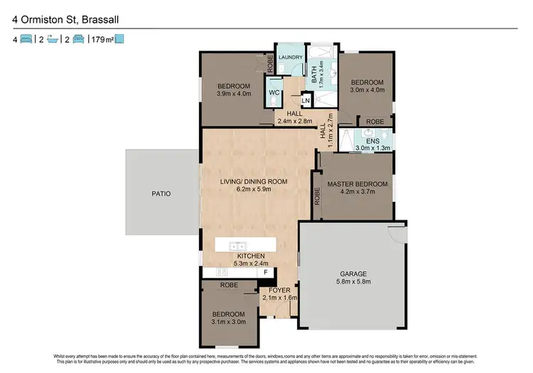 Floorplan of Homely house listing, 4 Ormiston Street, Brassall QLD 4305