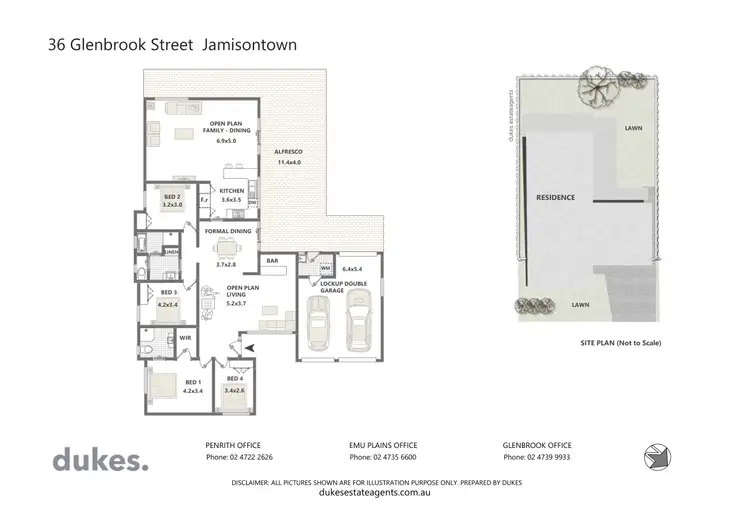 Floorplan of Homely house listing, 36 Glenbrook Street, Jamisontown NSW 2750