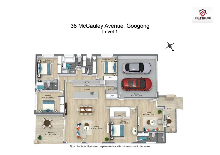 Floorplan of Homely house listing, 38 McCauley Avenue, Googong NSW 2620