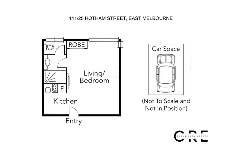 Floorplan of Homely apartment listing, 111/25 Hotham Street, East Melbourne VIC 3002