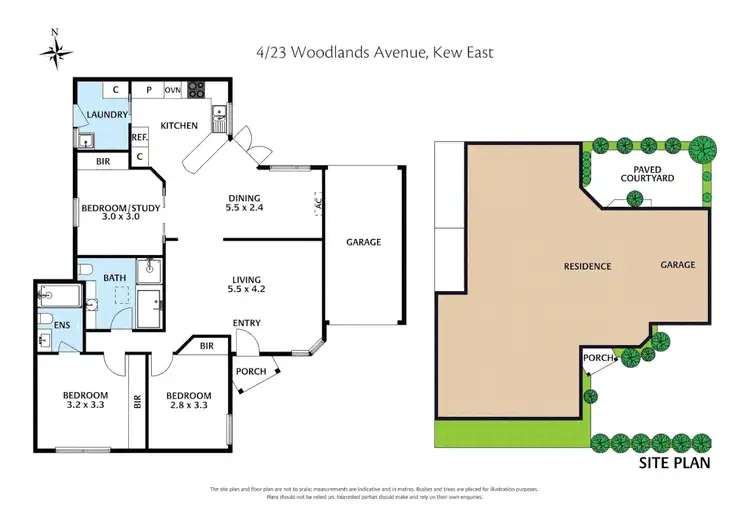Floorplan of Homely townhouse listing, 4/23 Woodlands Avenue, Kew East VIC 3102