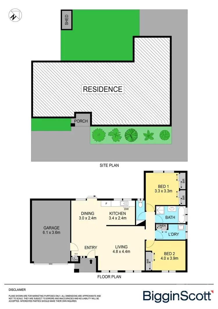 Floorplan of Homely townhouse listing, 2/7 Rowlands Street, Sebastopol VIC 3356