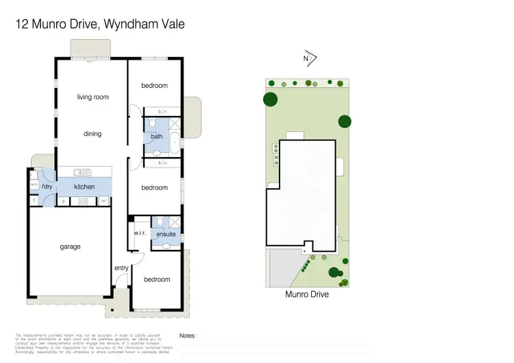 Floorplan of Homely house listing, 12 Munro Drive, Wyndham Vale VIC 3024