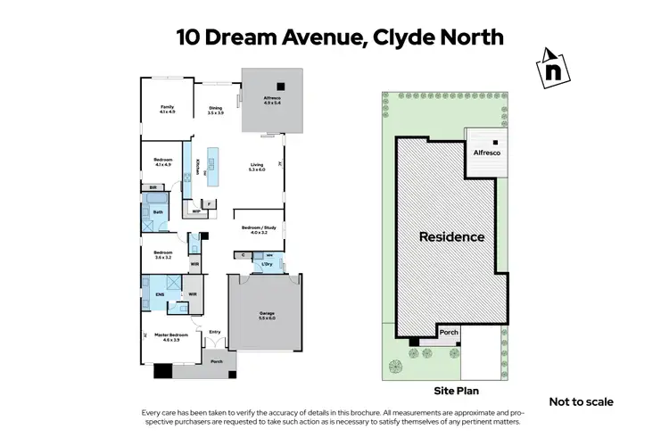 Floorplan of Homely house listing, 10 Dream Avenue, Clyde North VIC 3978