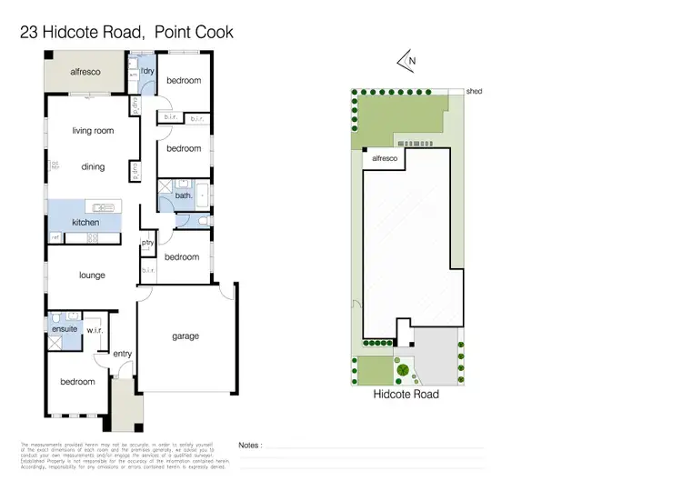 Floorplan of Homely house listing, 23 Hidcote Road, Point Cook VIC 3030