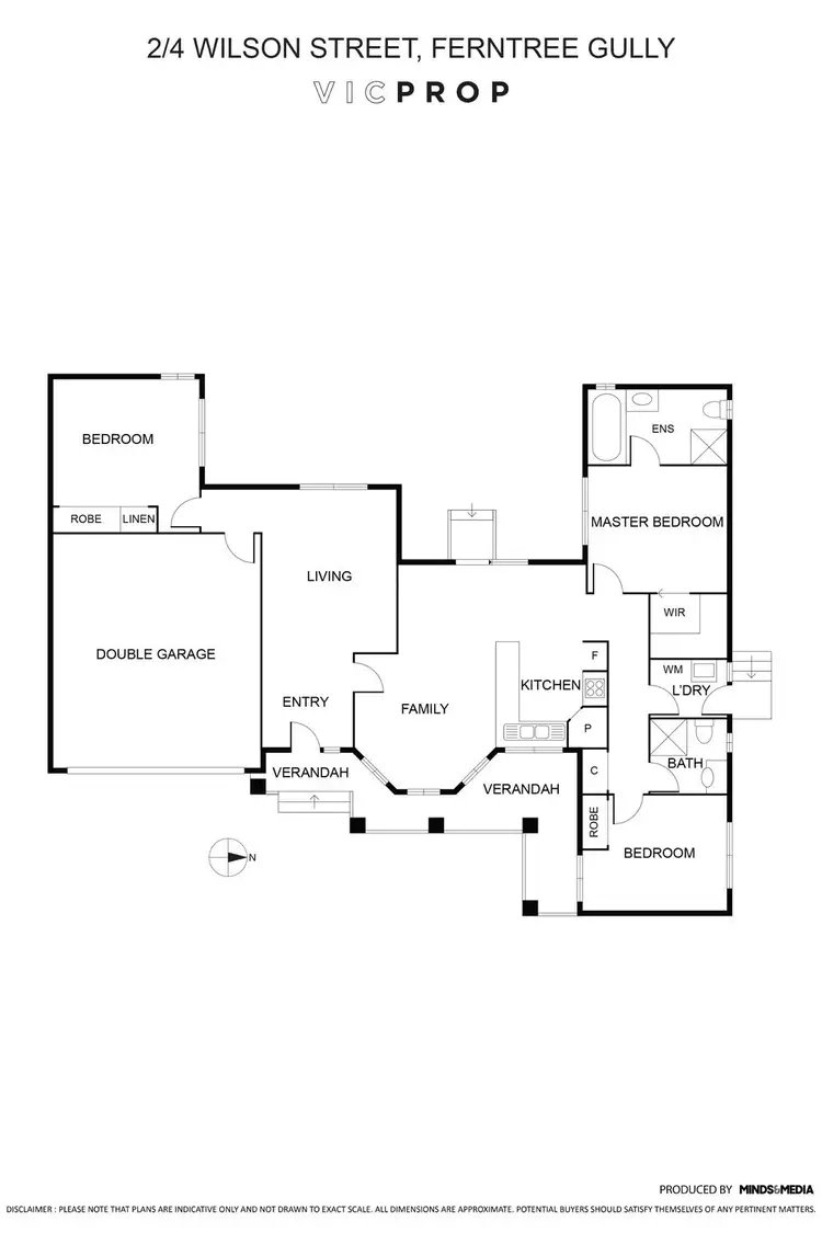 Floorplan of Homely unit listing, 2/4 Wilson Street, Ferntree Gully VIC 3156