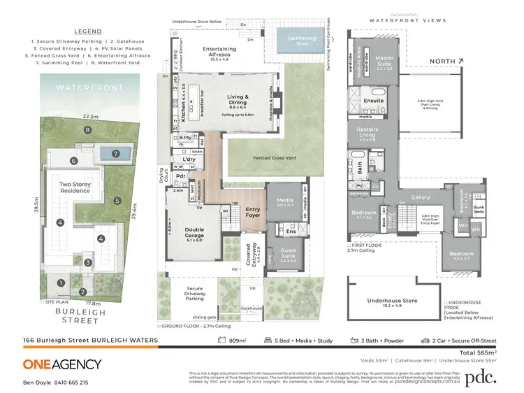 Floorplan of Homely house listing, 166 Burleigh Street, Burleigh Waters QLD 4220