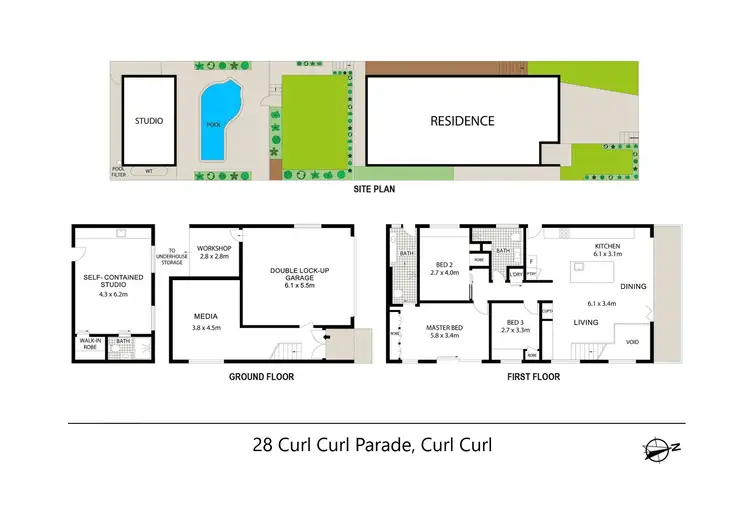 Floorplan of Homely house listing, 28 Curl Curl Parade, Curl Curl NSW 2096