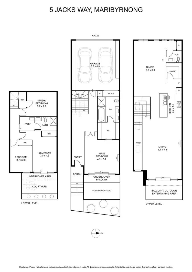 Floorplan of Homely house listing, 5 Jacks Way, Maribyrnong VIC 3032