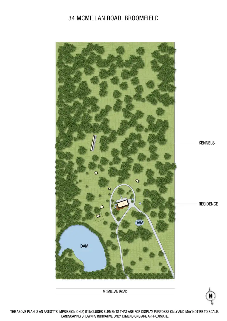 Floorplan of Homely house listing, 34 Mcmillan Road, Broomfield VIC 3364