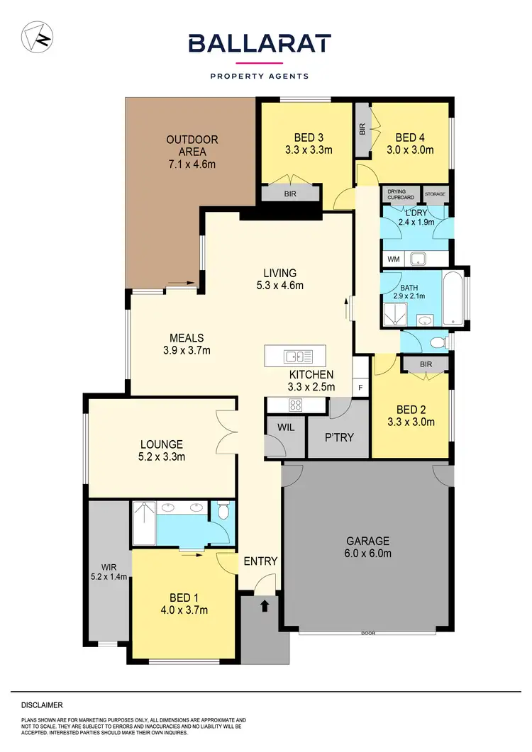 Floorplan of Homely house listing, 9 Illana Street, Brown Hill VIC 3350