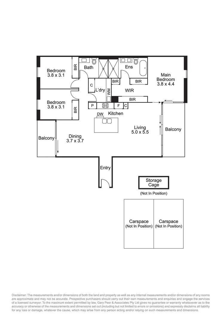Floorplan of Homely unit listing, 104/6A Evergreen Mews, Armadale VIC 3143