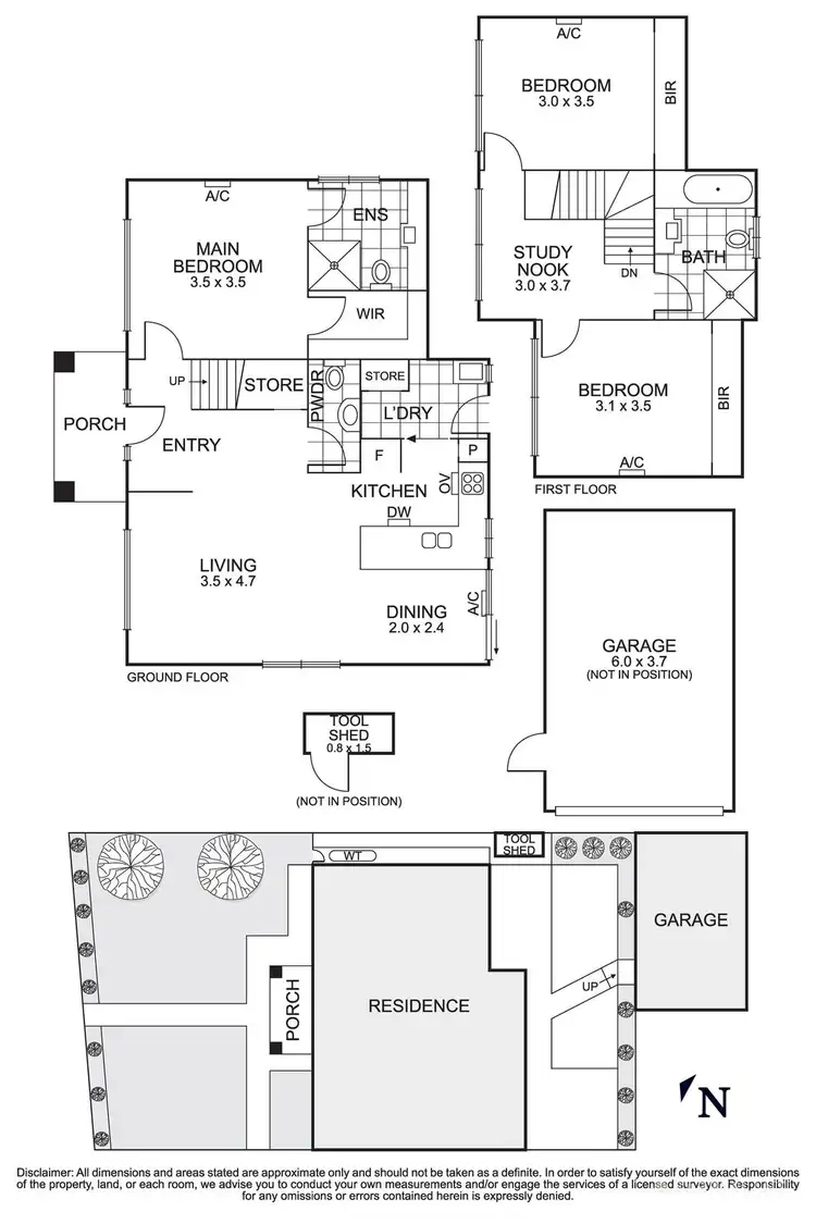 Floorplan of Homely house listing, 1/24 Mountfield Road, Mitcham VIC 3132