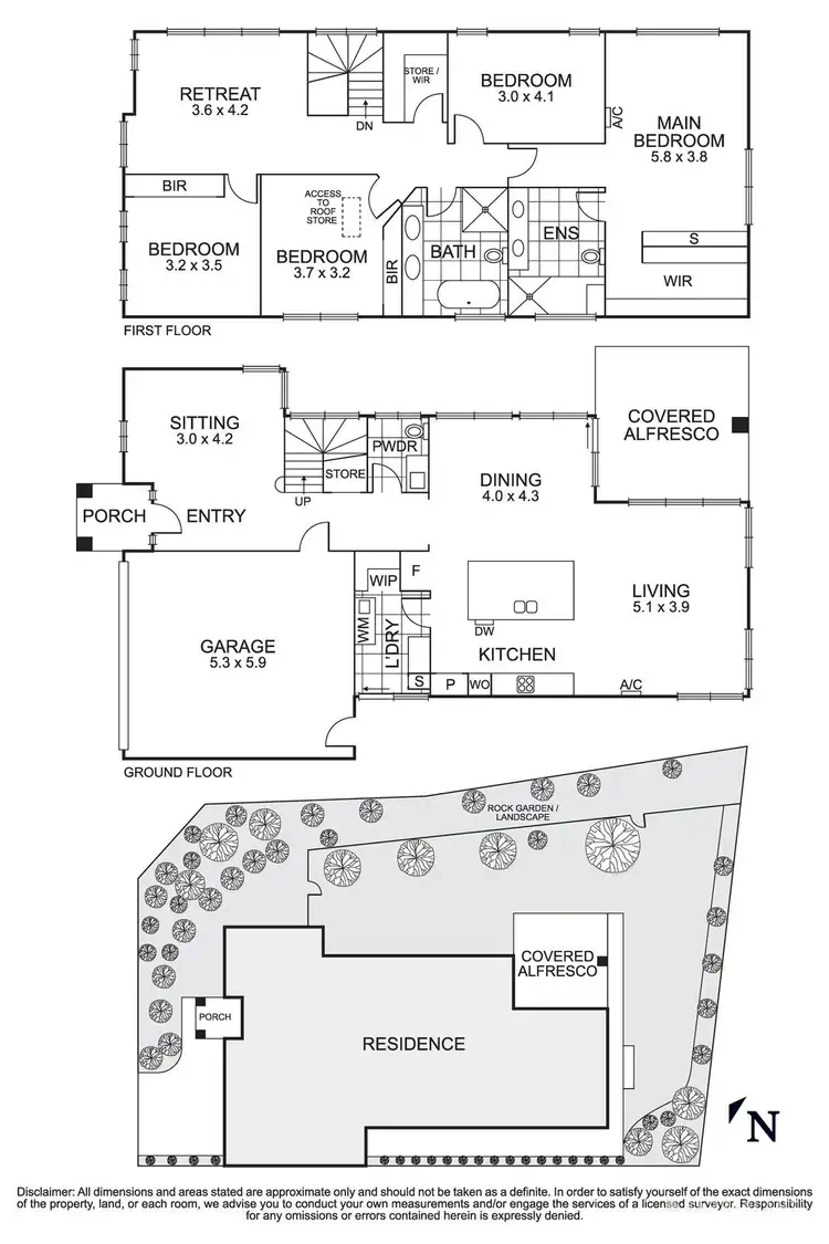 Floorplan of Homely house listing, 12 Shirvington Place, Donvale VIC 3111