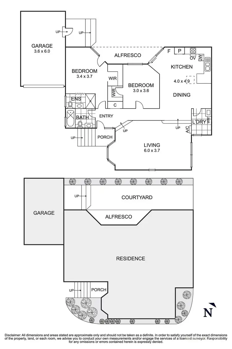 Floorplan of Homely unit listing, 2/37 Ayr Street, Doncaster VIC 3108