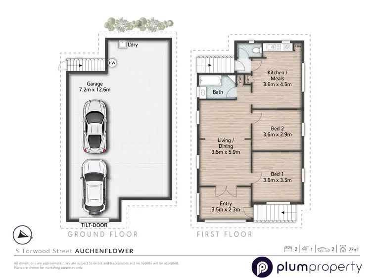 Floorplan of Homely house listing, 5 Torwood Street, Auchenflower QLD 4066