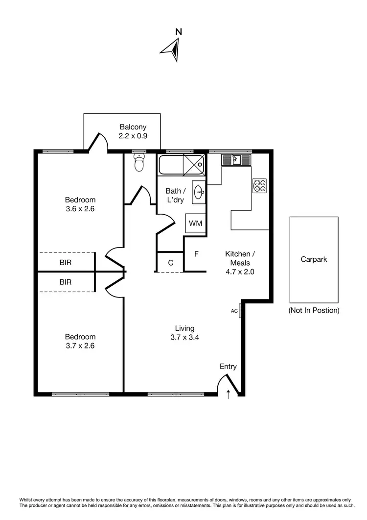 Floorplan of Homely apartment listing, 18/15 Elm Avenue, Elsternwick VIC 3185