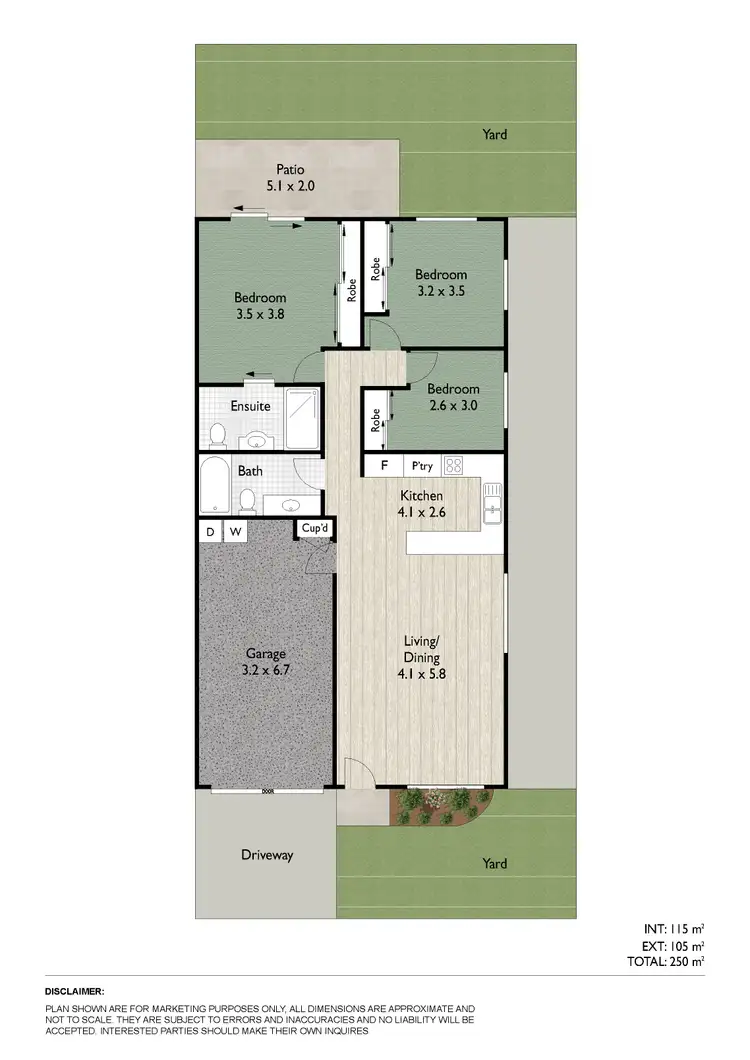 Floorplan of Homely unit listing, 501/2 Nicol Way, Brendale QLD 4500