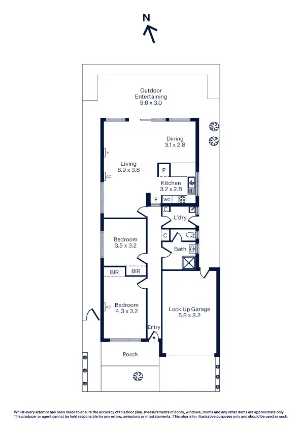Floorplan of Homely house listing, 16 Collins Street, Williamstown VIC 3016