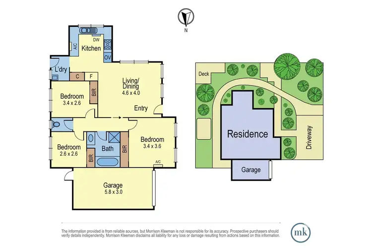 Floorplan of Homely unit listing, 3/72 Henry Street, Eltham VIC 3095