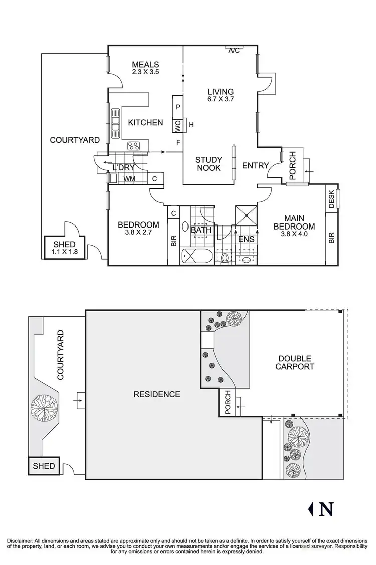 Floorplan of Homely unit listing, 2/16 Thomas Street, Ringwood VIC 3134