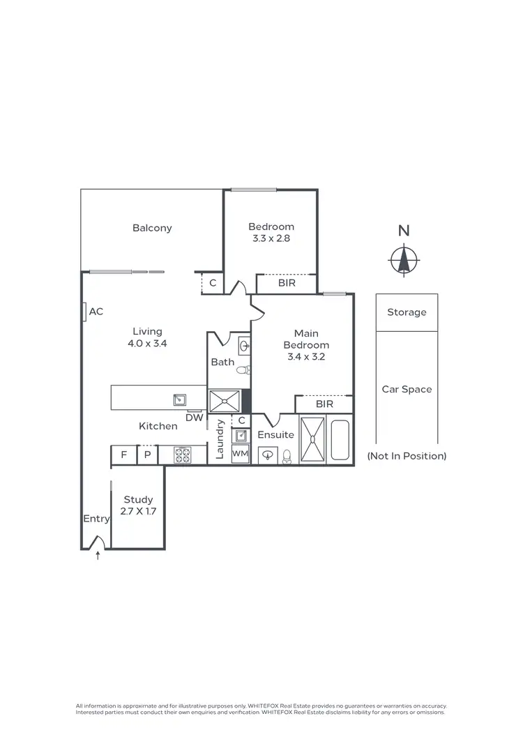 Floorplan of Homely apartment listing, 713/3 Olive York Way, Brunswick West VIC 3055