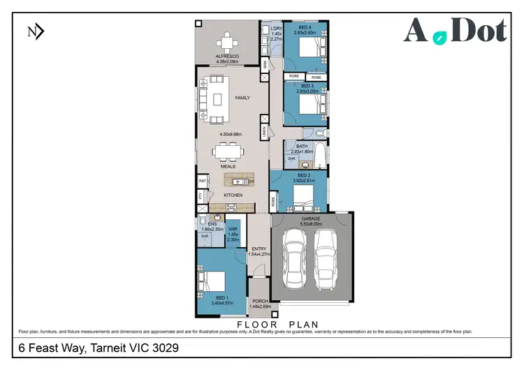 Floorplan of Homely house listing, 6 Feast Way, Tarneit VIC 3029