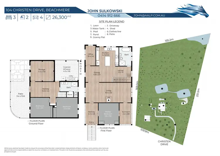 Floorplan of Homely house listing, 104 Christen Drive, Beachmere QLD 4510