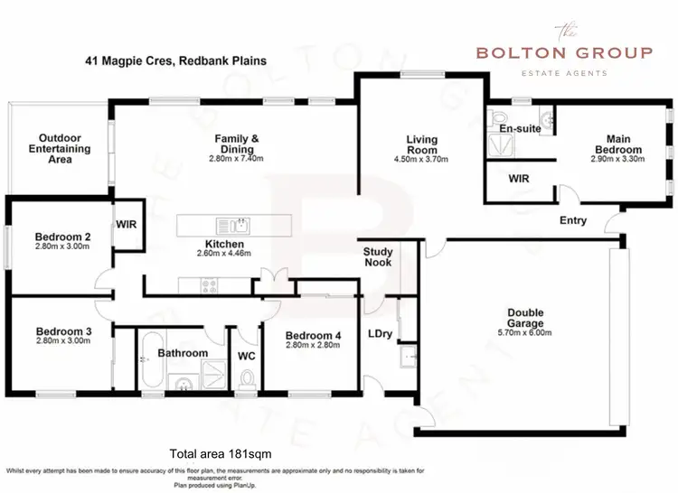 Floorplan of Homely house listing, 41 Magpie Crescent, Redbank Plains QLD 4301
