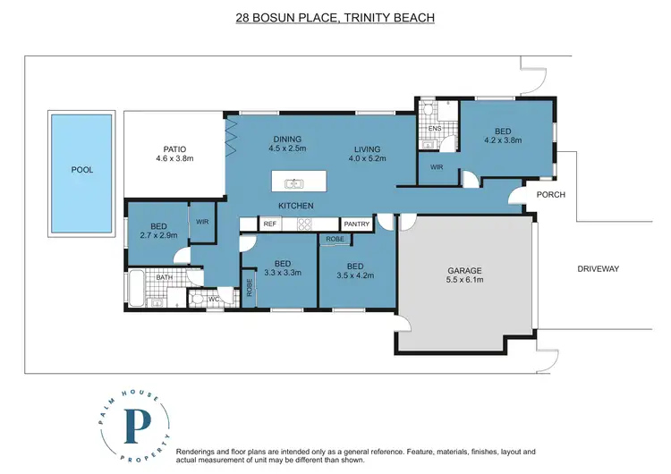 Floorplan of Homely house listing, 28 Bosun Place, Trinity Beach QLD 4879