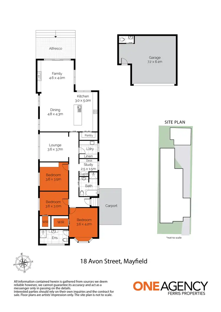 Floorplan of Homely house listing, 18 Avon Street, Mayfield NSW 2304