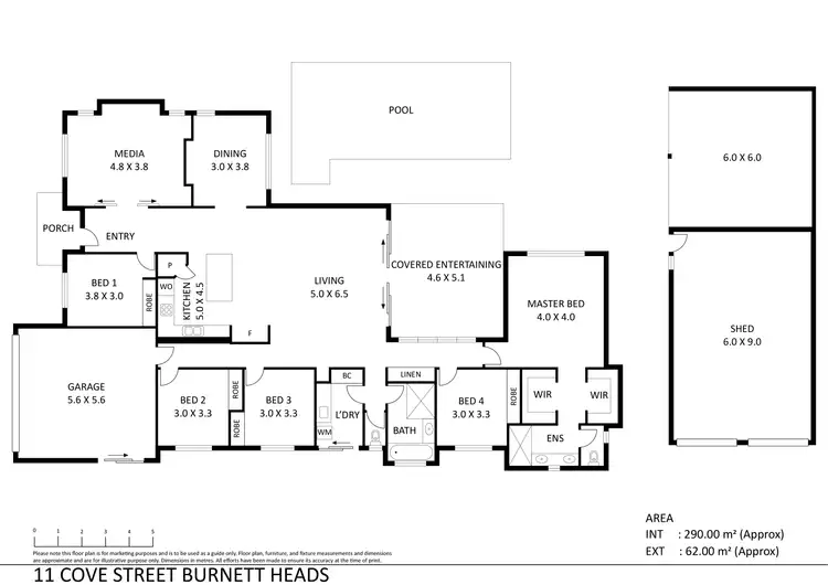 Floorplan of Homely house listing, 11 Cove Street, Burnett Heads QLD 4670