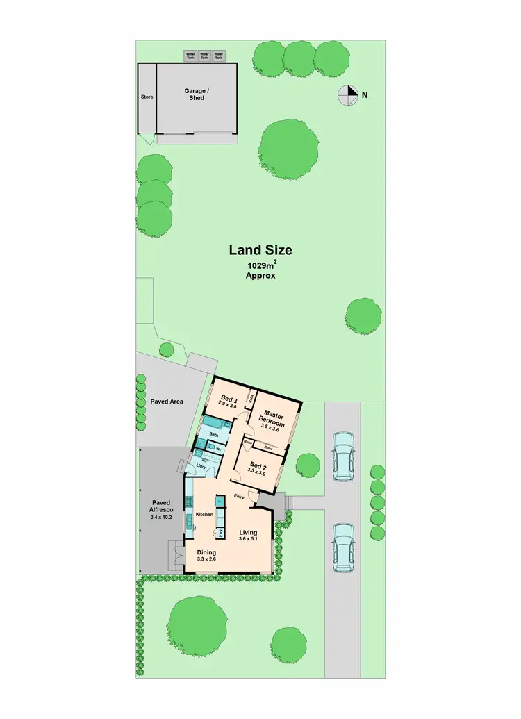 Floorplan of Homely house listing, 67 White Street, Kilmore VIC 3764