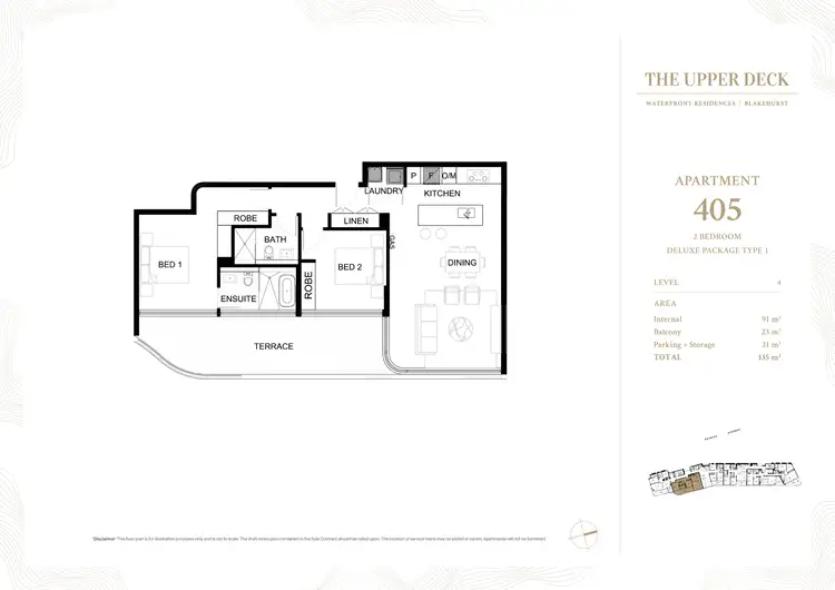Floorplan of Homely apartment listing, 405/472 Princes Highway, Blakehurst NSW 2221