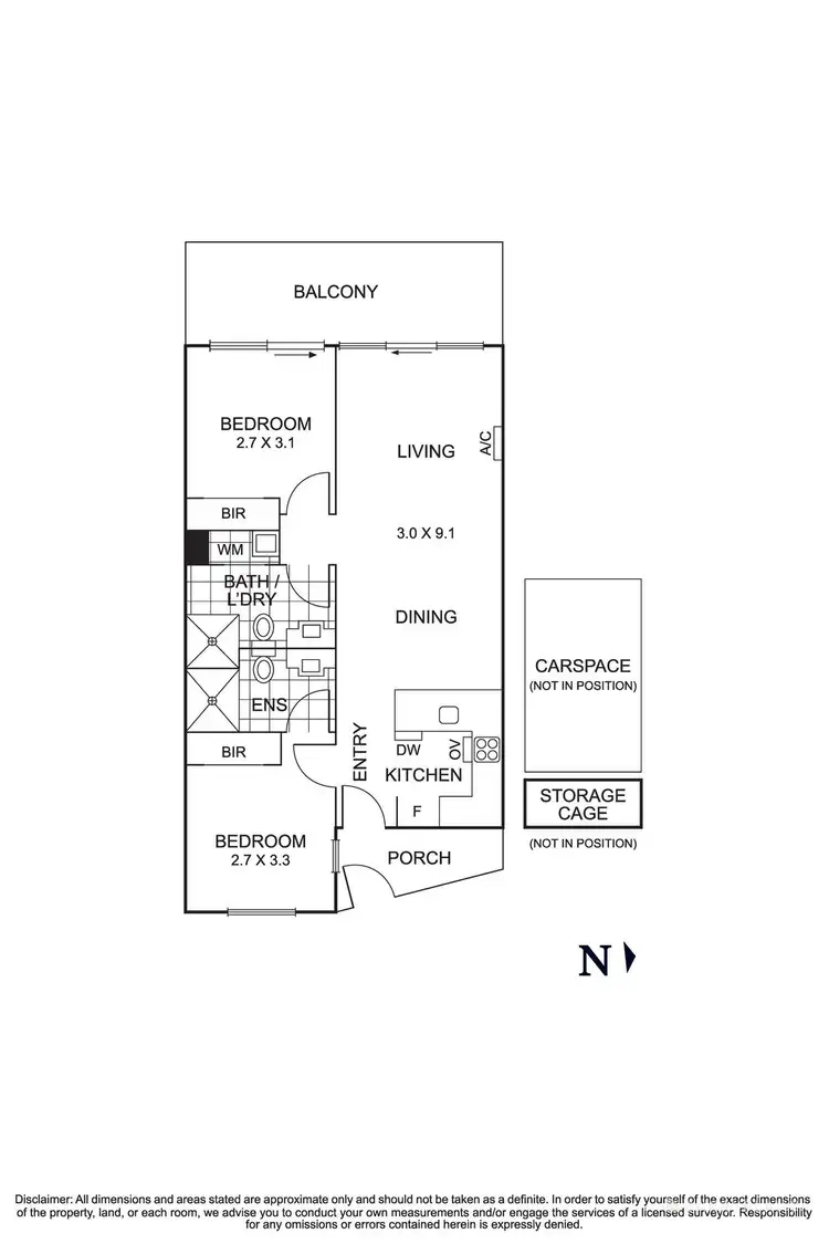 Floorplan of Homely apartment listing, 118/101 Tram Road, Doncaster VIC 3108