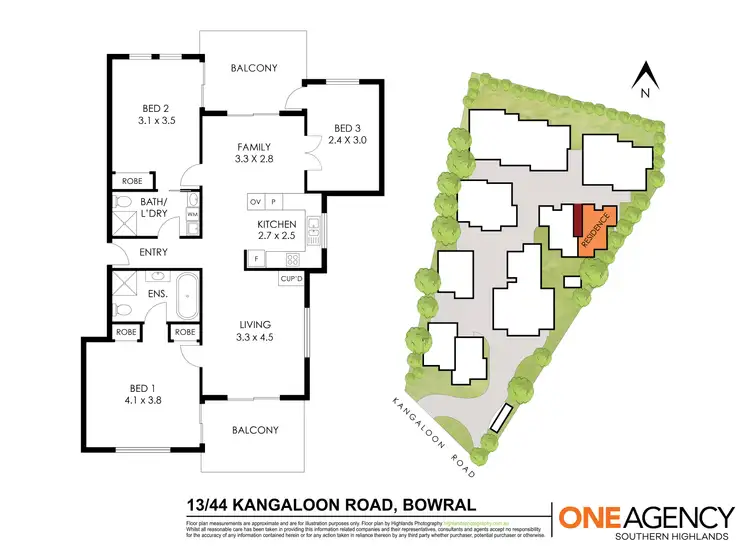 Floorplan of Homely unit listing, 13/44 Kangaloon Road, Bowral NSW 2576