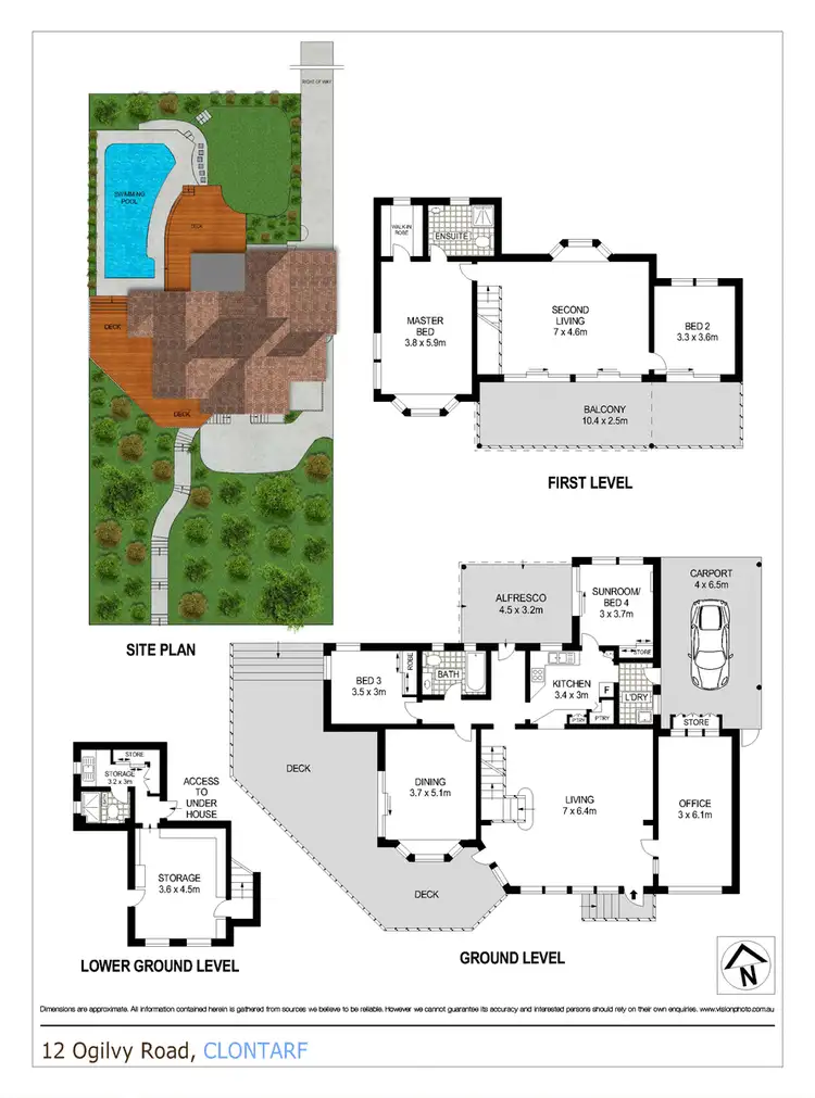 Floorplan of Homely house listing, 12 Ogilvy Road, Clontarf NSW 2093
