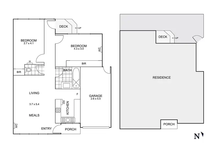 Floorplan of Homely unit listing, 4/10 Stawell Street, Mentone VIC 3194