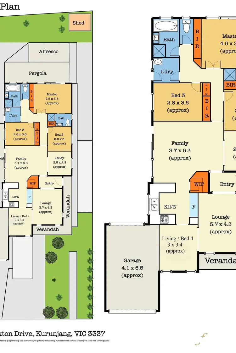 Floorplan of Homely house listing, 69 Kirkton Drive, Kurunjang VIC 3337