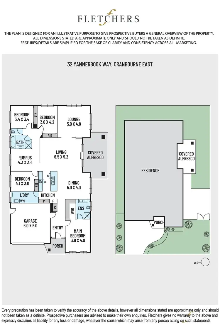 Floorplan of Homely house listing, 32 Yammerbook Way, Cranbourne East VIC 3977