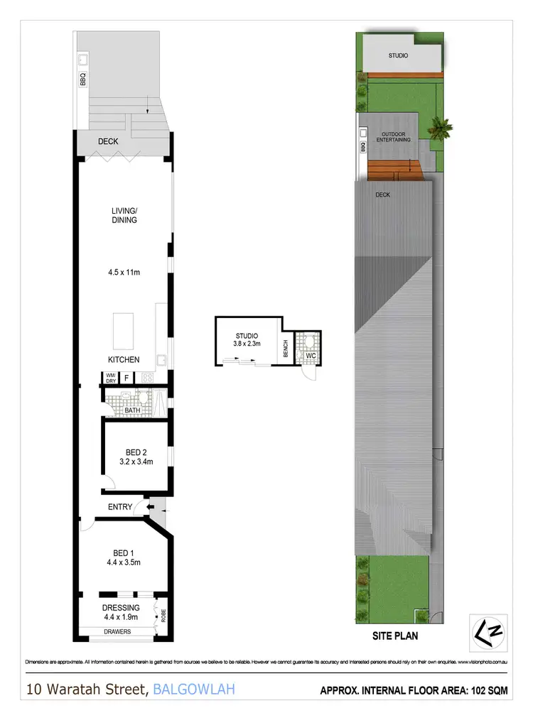 Floorplan of Homely semi-detached listing, 10 Waratah Street, Balgowlah NSW 2093
