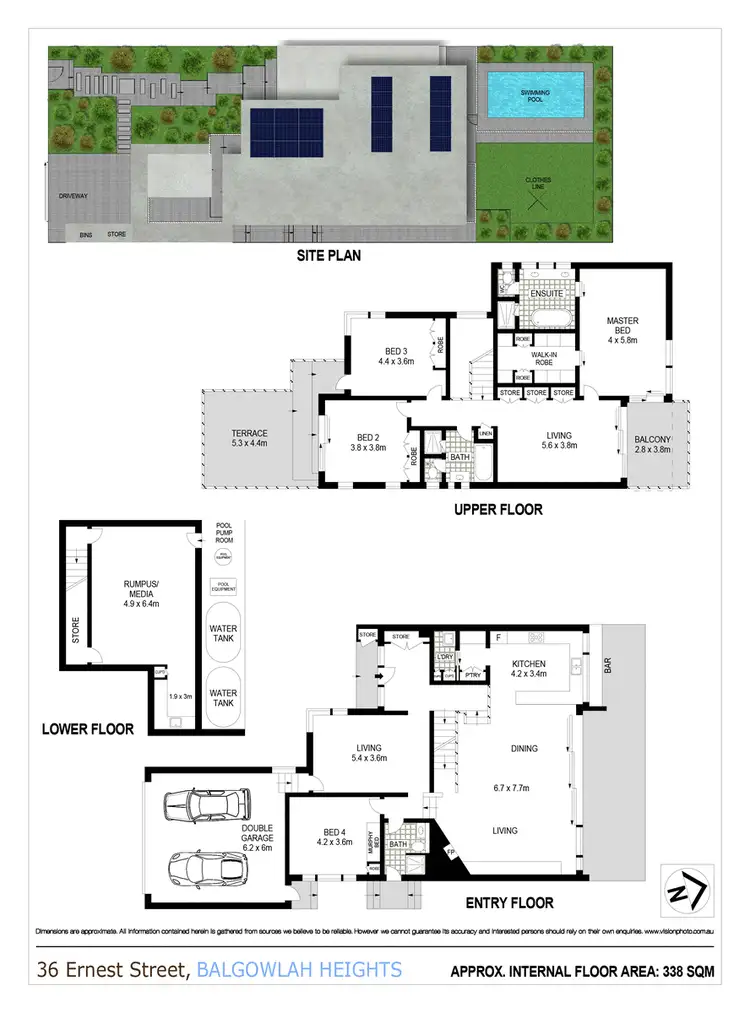 Floorplan of Homely house listing, 36 Ernest Street, Balgowlah Heights NSW 2093