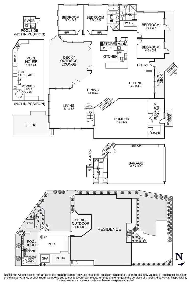 Floorplan of Homely house listing, 12 Rockliffe Street, Eltham VIC 3095