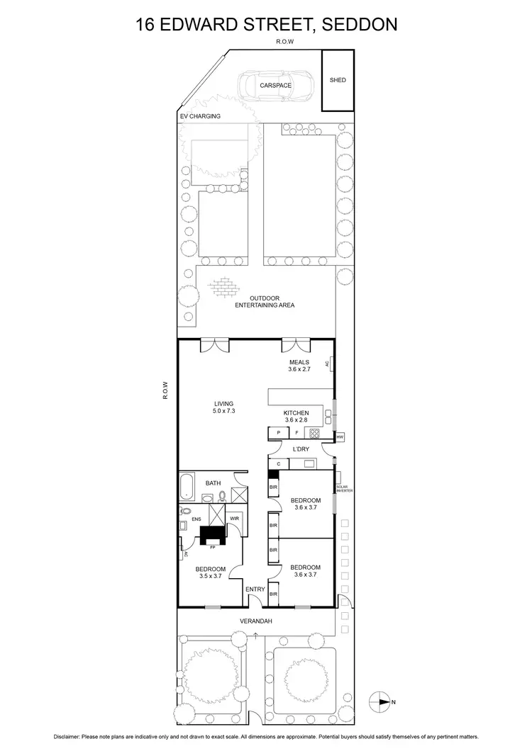 Floorplan of Homely house listing, 16 Edward Street, Seddon VIC 3011