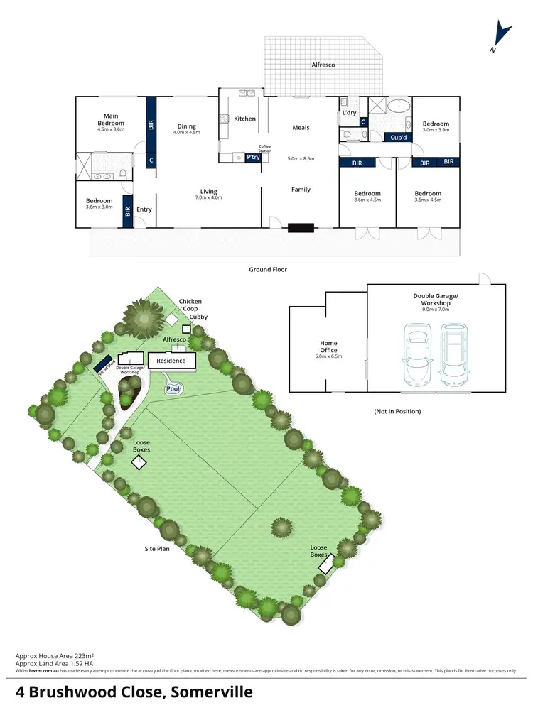 Floorplan of Homely house listing, 4 Brushwood Close, Somerville VIC 3912