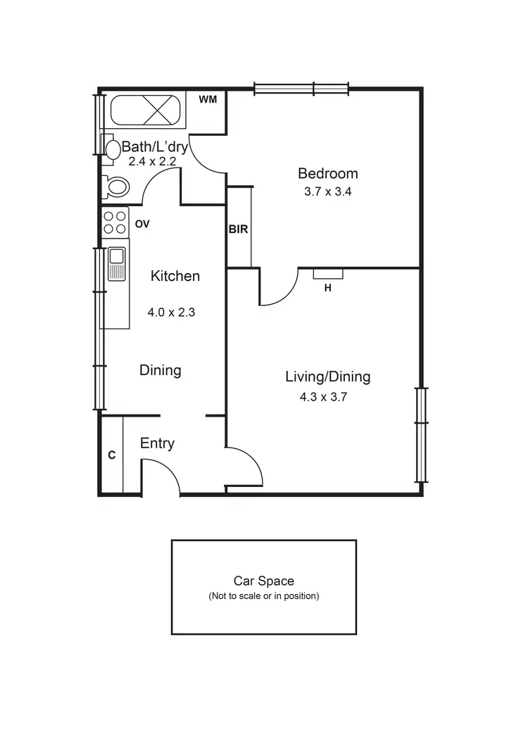 Floorplan of Homely apartment listing, 10/476 North Road, Ormond VIC 3204