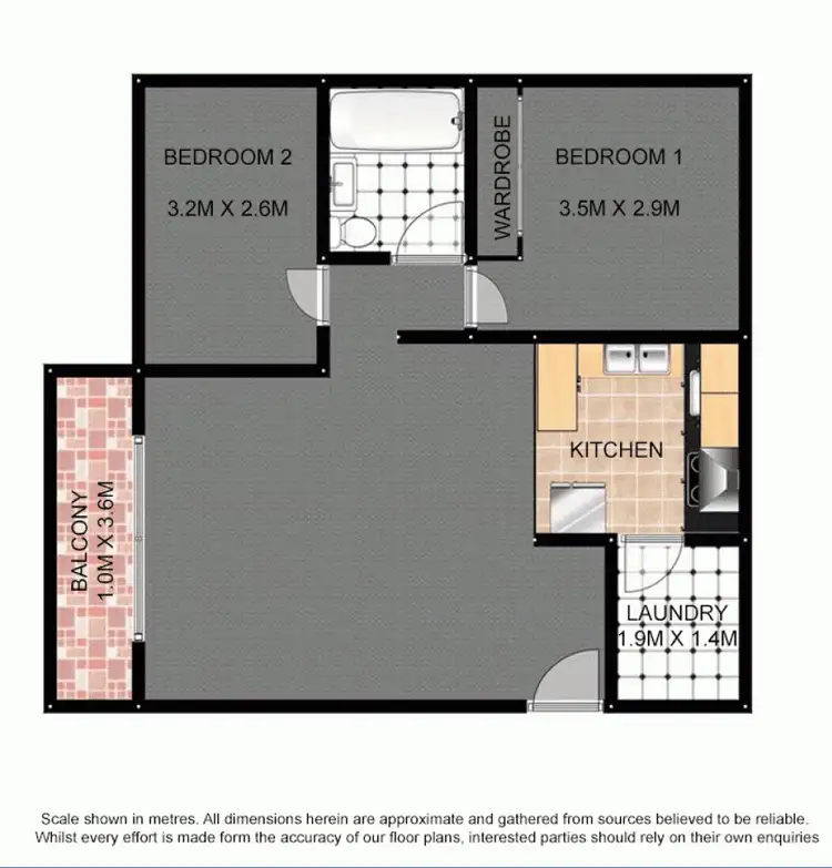 Floorplan of Homely apartment listing, 20/40-42 Victoria Street, Werrington NSW 2747